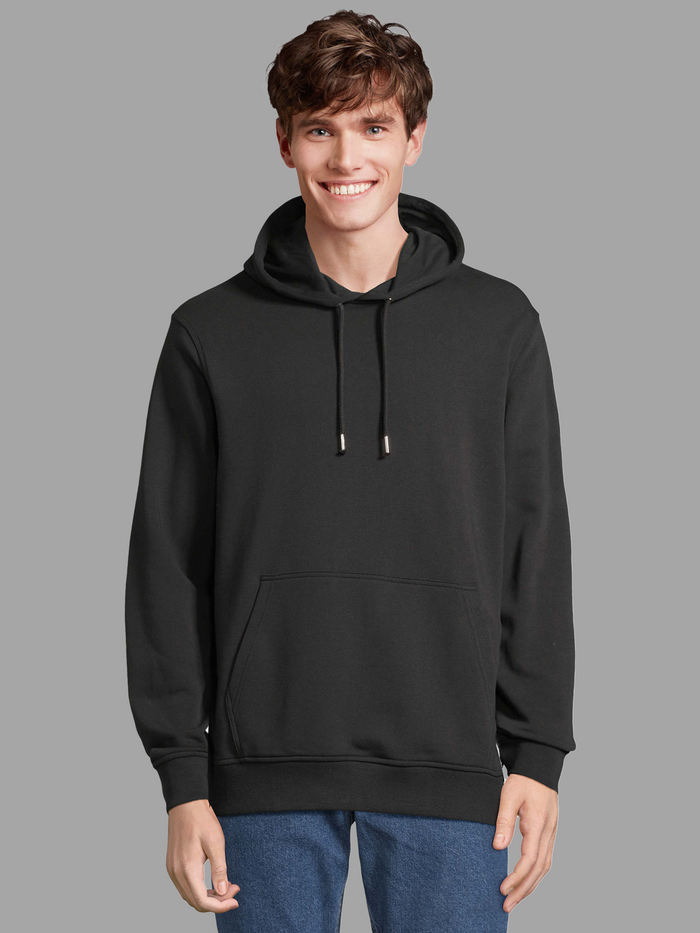 Sol's Constellation Terry Hoodie in Black - Model Shot