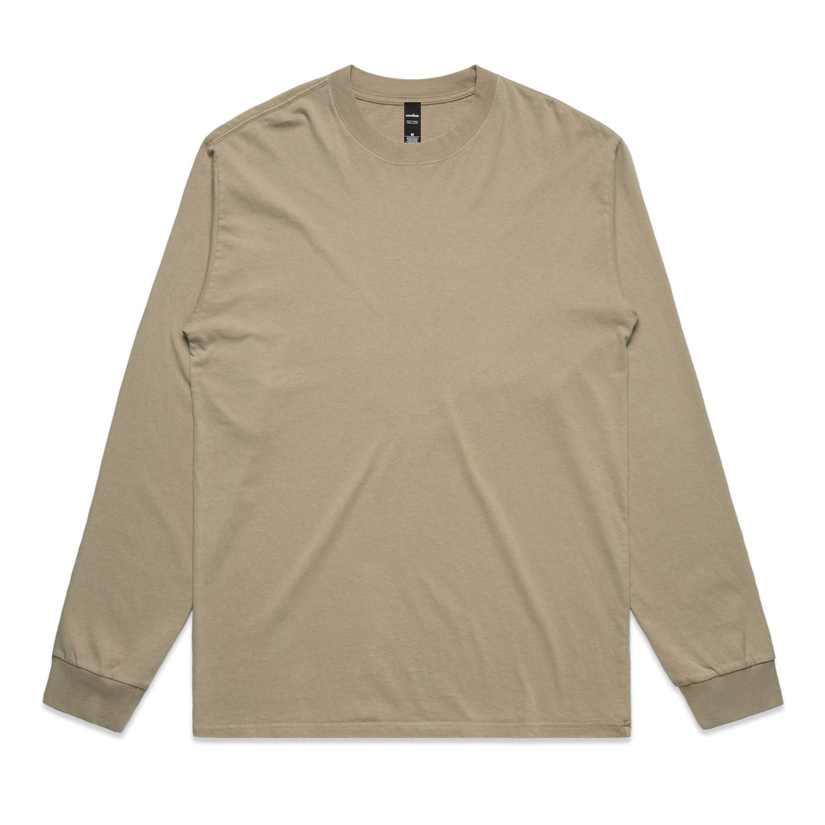 Heavy Faded LS Tee in Faded Khaki - Vorderansicht