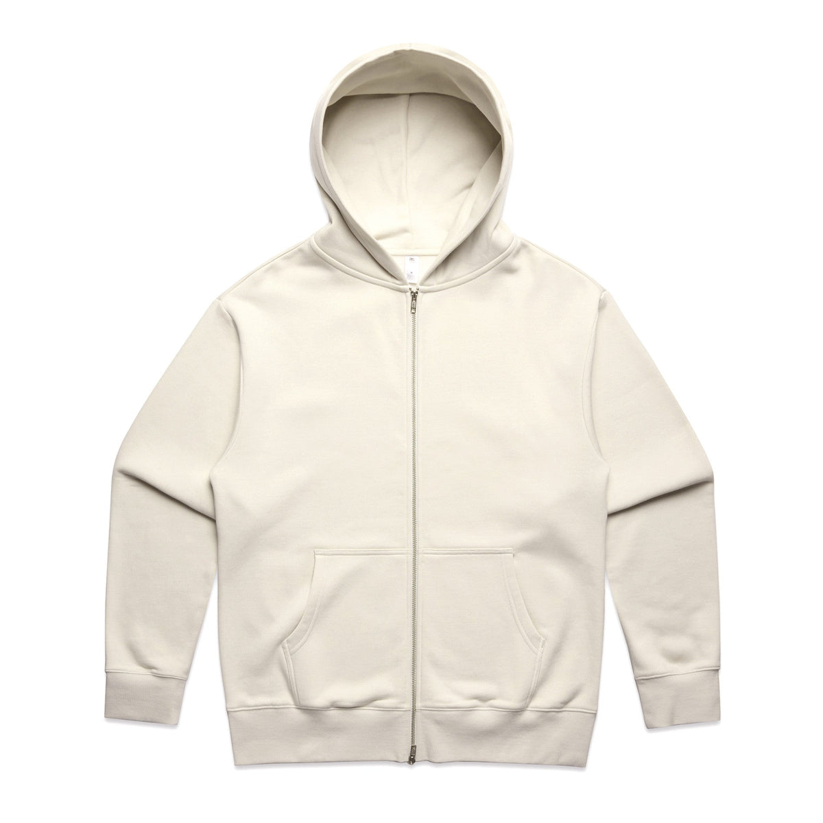 AS Colour 5148 Heavy Zip Hood in Ecru - Vorderansicht