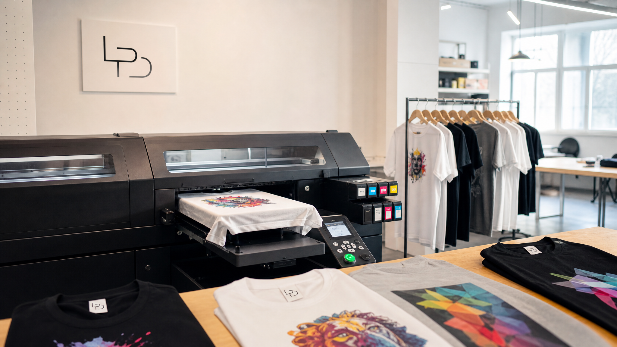 T-Shirts bedrucken in Schweinfurt mit DTG-Druck auf dem Brother GTX Pro und sichtbaren Printmotiven
