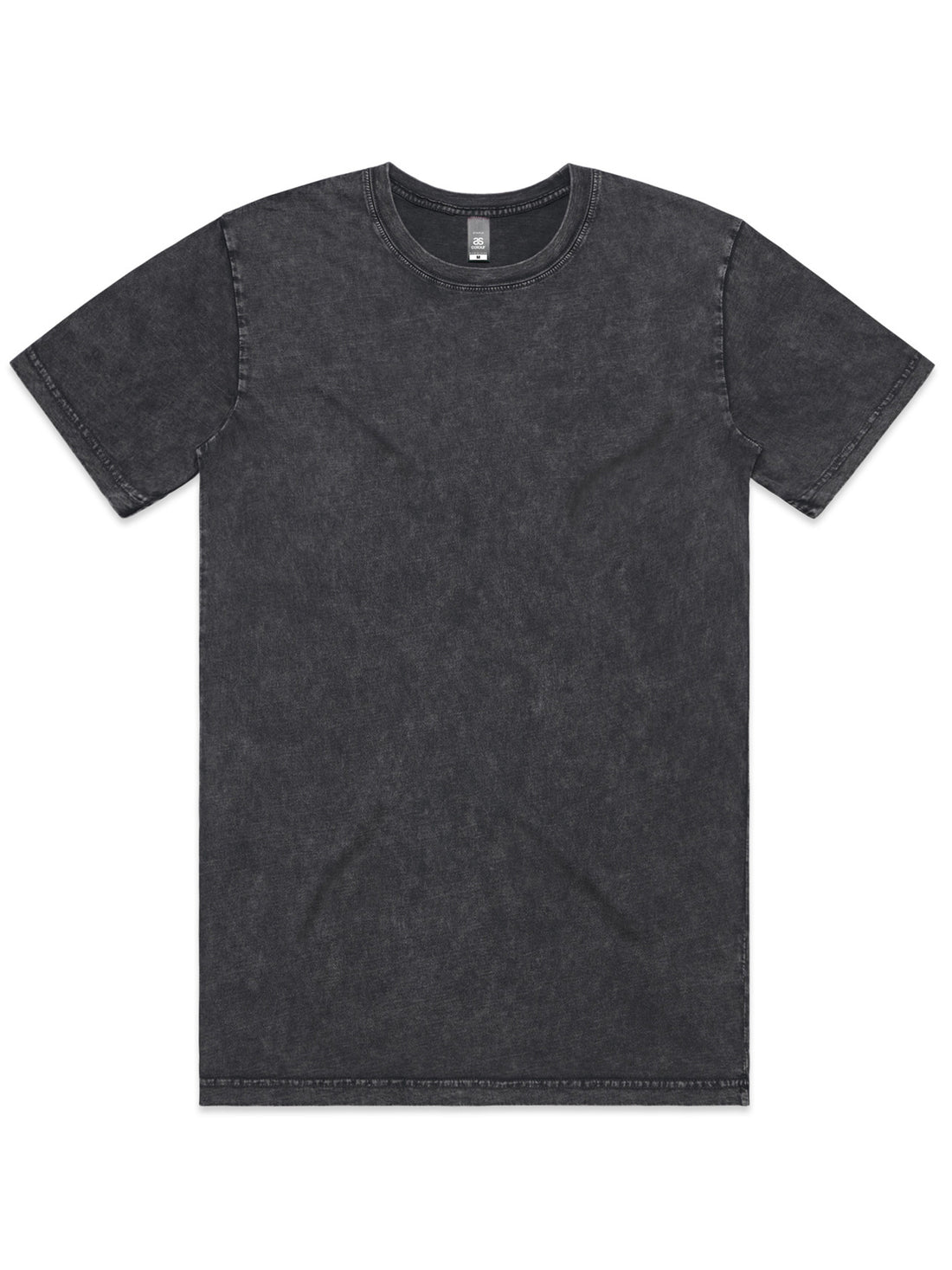 AS Colour Stone Wash Tee 5040 in Black Stone - Vorderansicht