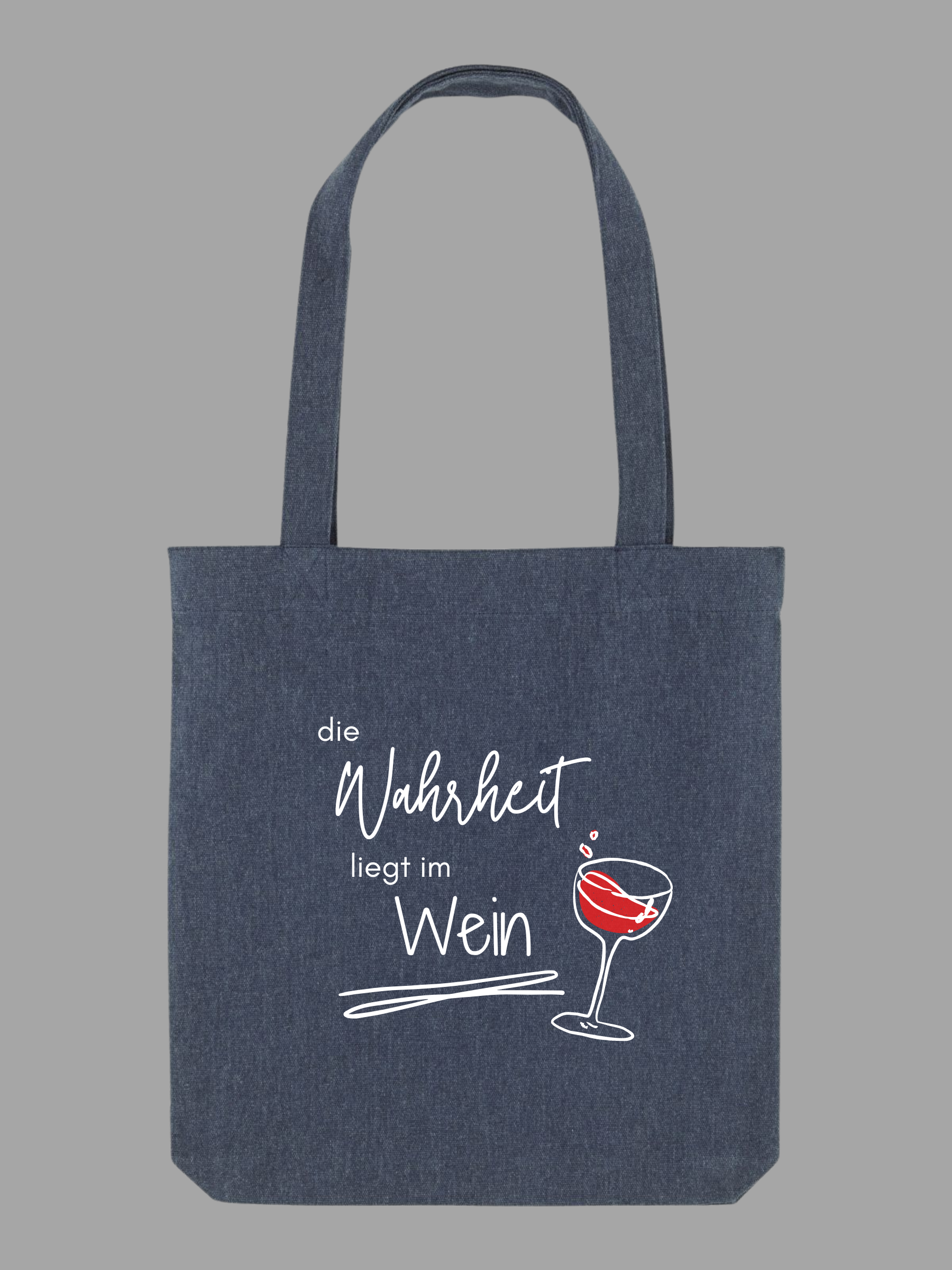 Die Wahrheit liegt im Wein Tote Bag