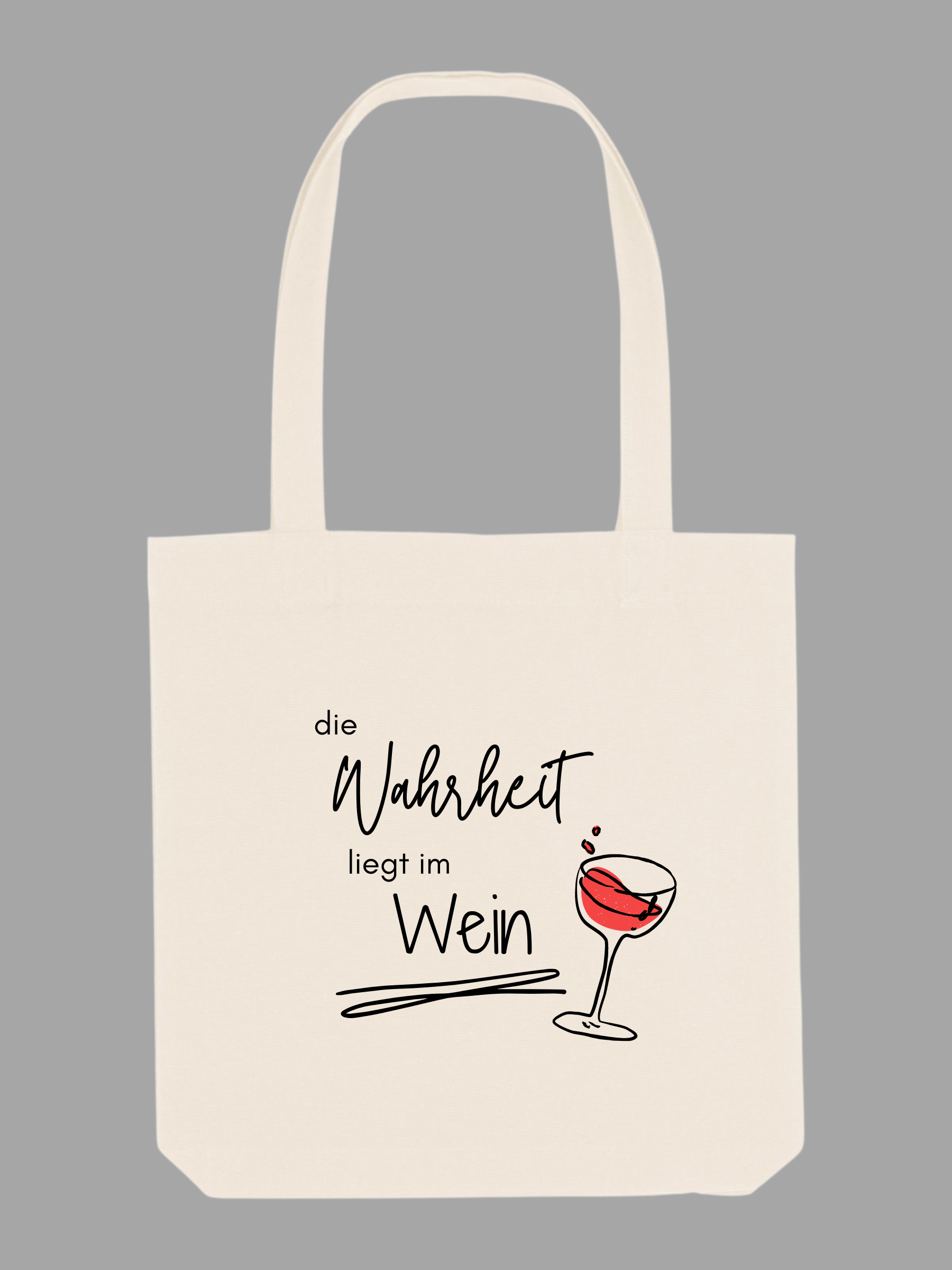 Die Wahrheit liegt im Wein Tote Bag