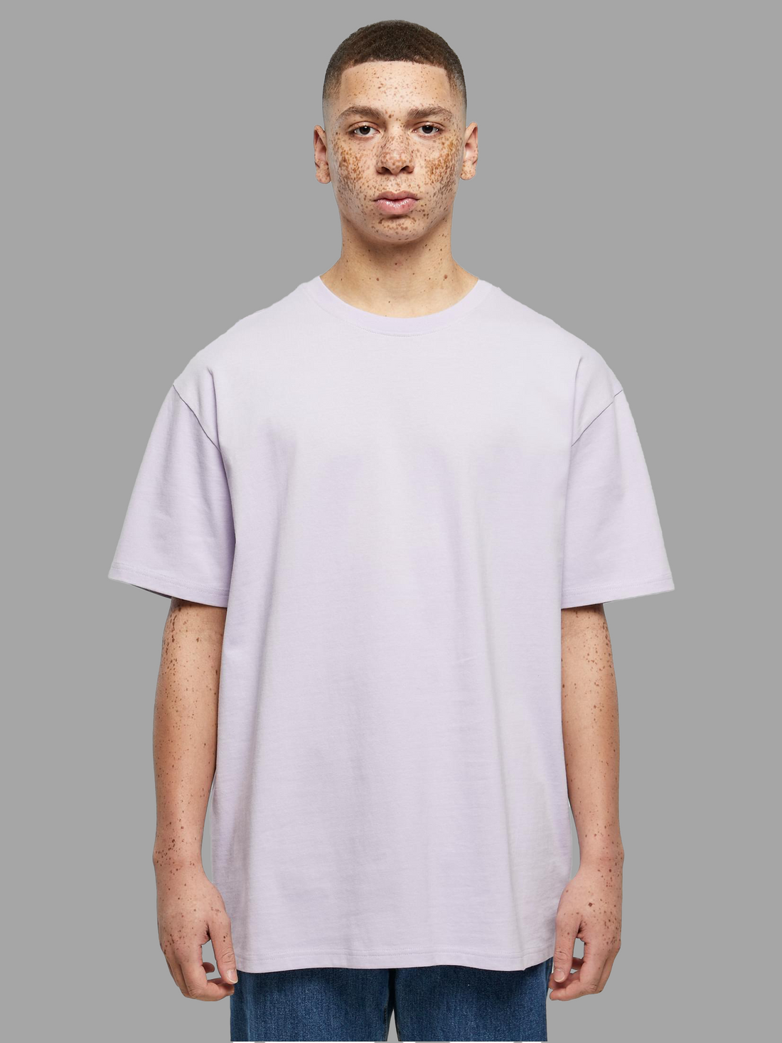 Build Your Brand Heavy Oversized Tee BY102 - Lifestyle Packshot