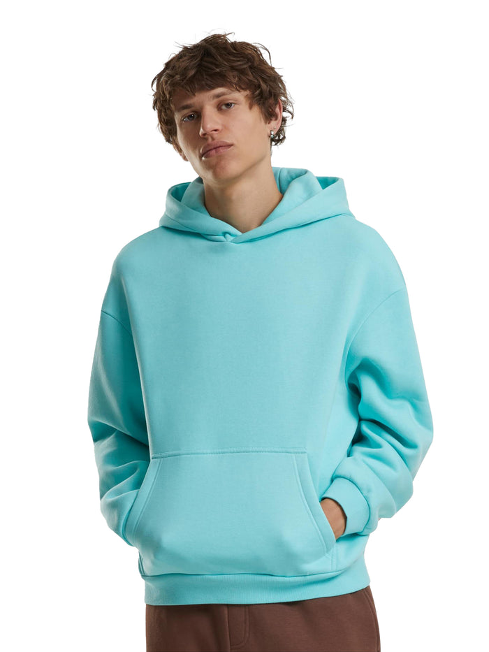 Build Your Brand Fluffy Hoody - Lifestyle Mockup