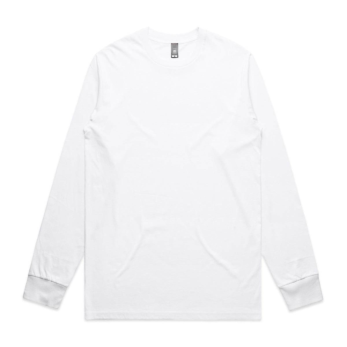 AS Colour 5020 Staple LS Tee in White - Vorderansicht