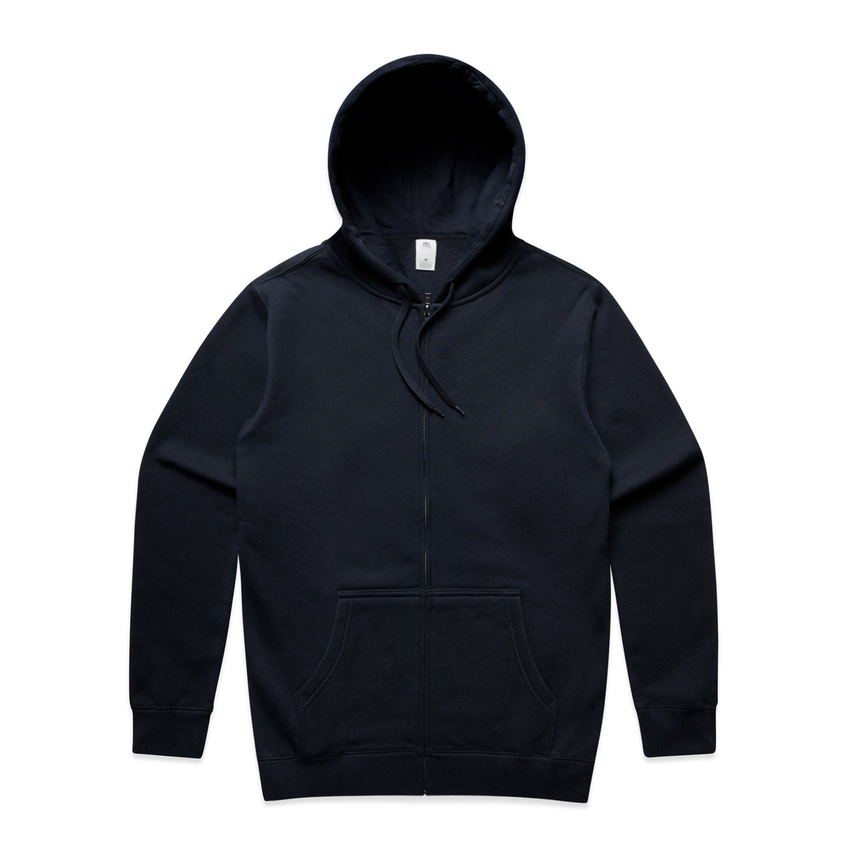 Stencil Zip Hood in Navy - Vorderansicht