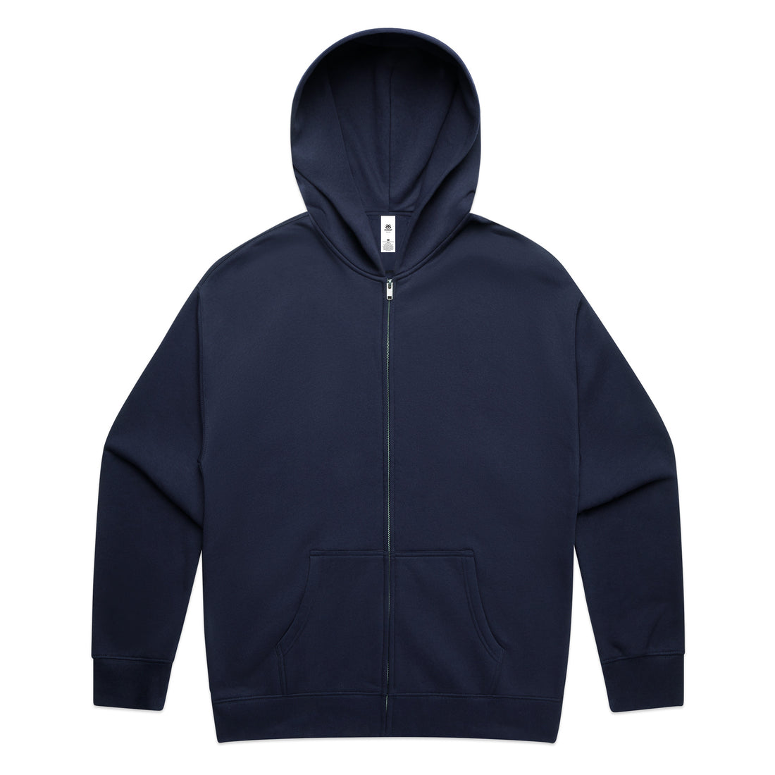 Relax Zip Hood in Ink Blue - Vorderansicht
