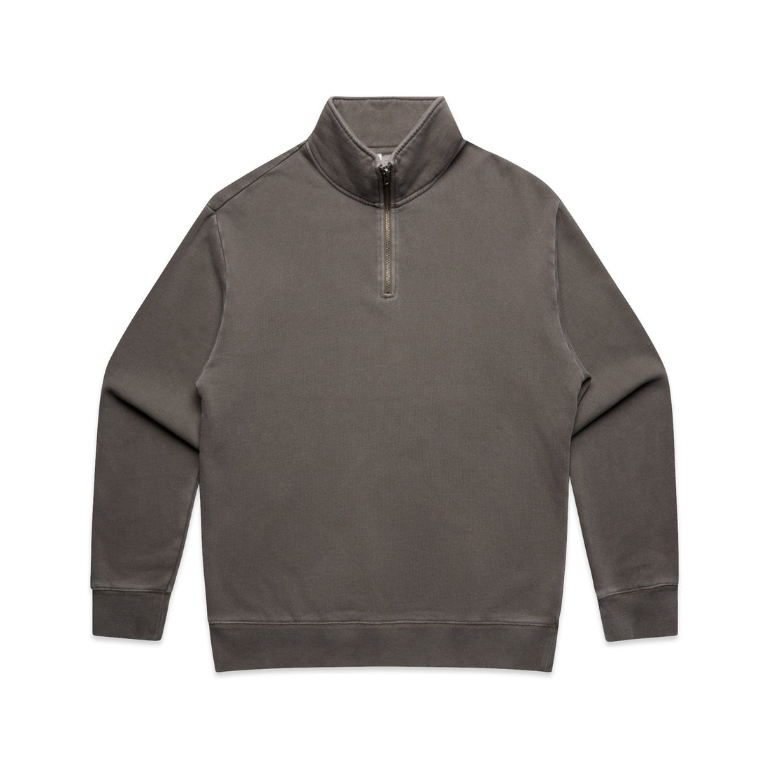 AS Colour 5167 Relax Faded Half Zip in Faded Grey - Vorderansicht