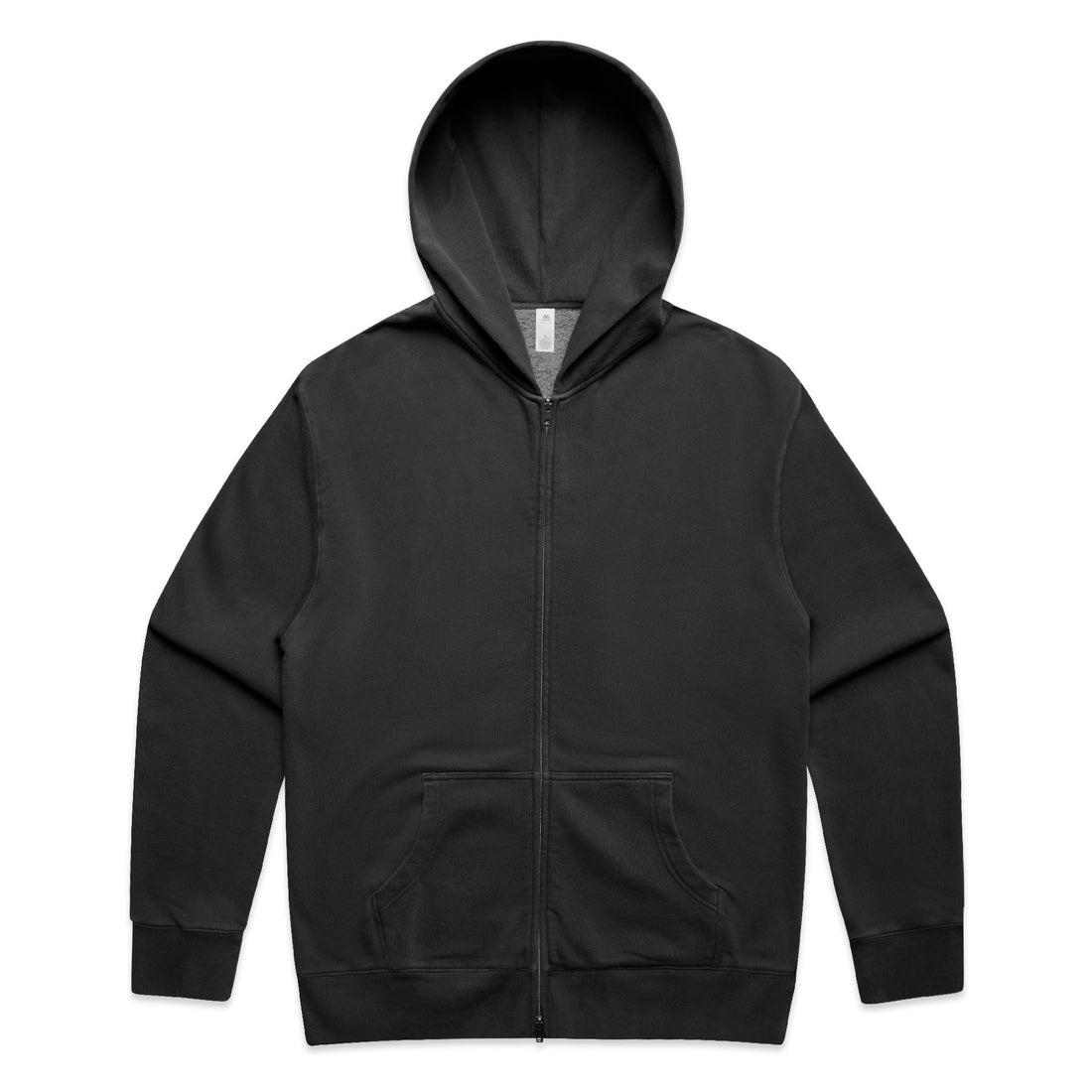 AS Colour 5170 Relax Faded Zip Hood in Faded Black - Vorderansicht